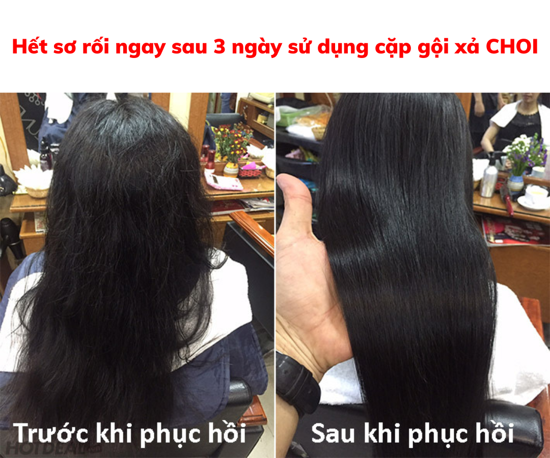 Dầu gội CHOI - phục hồi tóc hư tổn